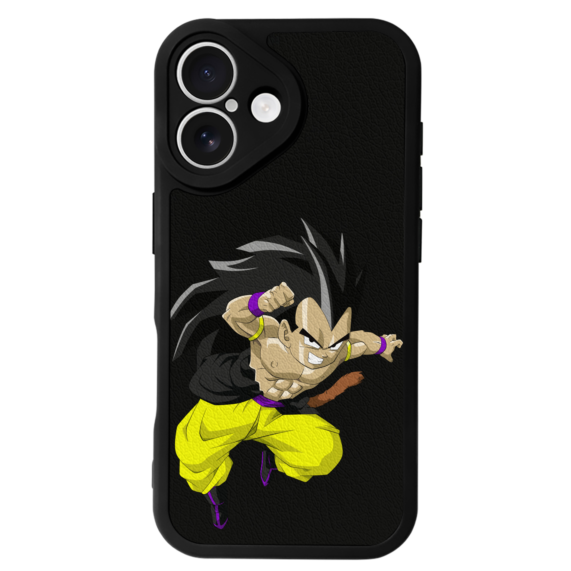 （画像用） ドラゴンボール ベジータ四世（Bejīta Yonsei）DRAGON BALL Vegeta IV 【iPhone 16シリーズ対応】シリコンスマホケース（レザー調） 材質：シリコン